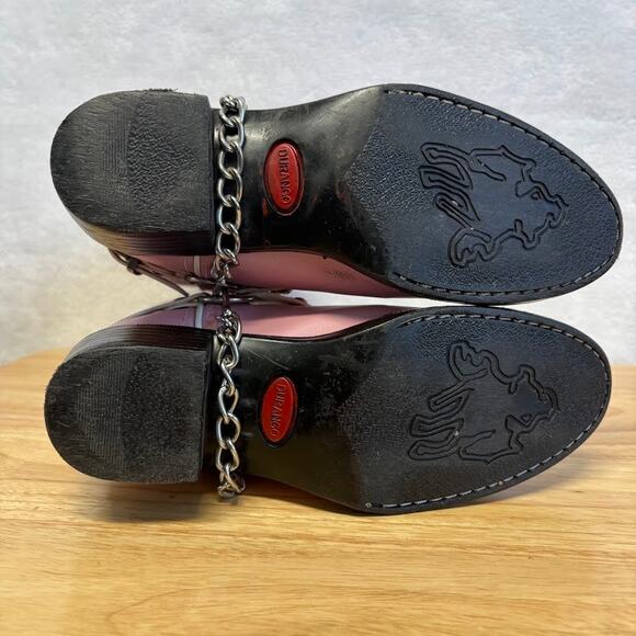 Lil' Durango Little Kid Pink Rhinestone Western Cowgirl Boots Girls Size 1 - Picture 11 of 11